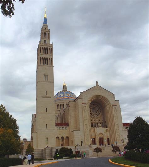 Basilica of the national shrine washington - The architecture of the basilica itself is a masterpiece. The basilica is lined with chapels and crypts with different statues of theVirgin Mary's, symbolizing the Saint Mary specific to each of the several Christian countries around the world. The gardens of the basilica are equally charming and well maintained.
